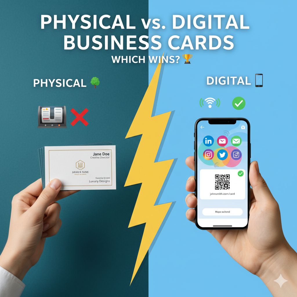 Physical vs. Digital Business Cards: Which Wins in Today's World? 